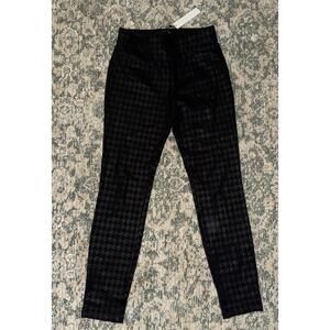 NEW Anthropologie Sanctuary Women’s Size XS Runway Legging in Black Houndstooth